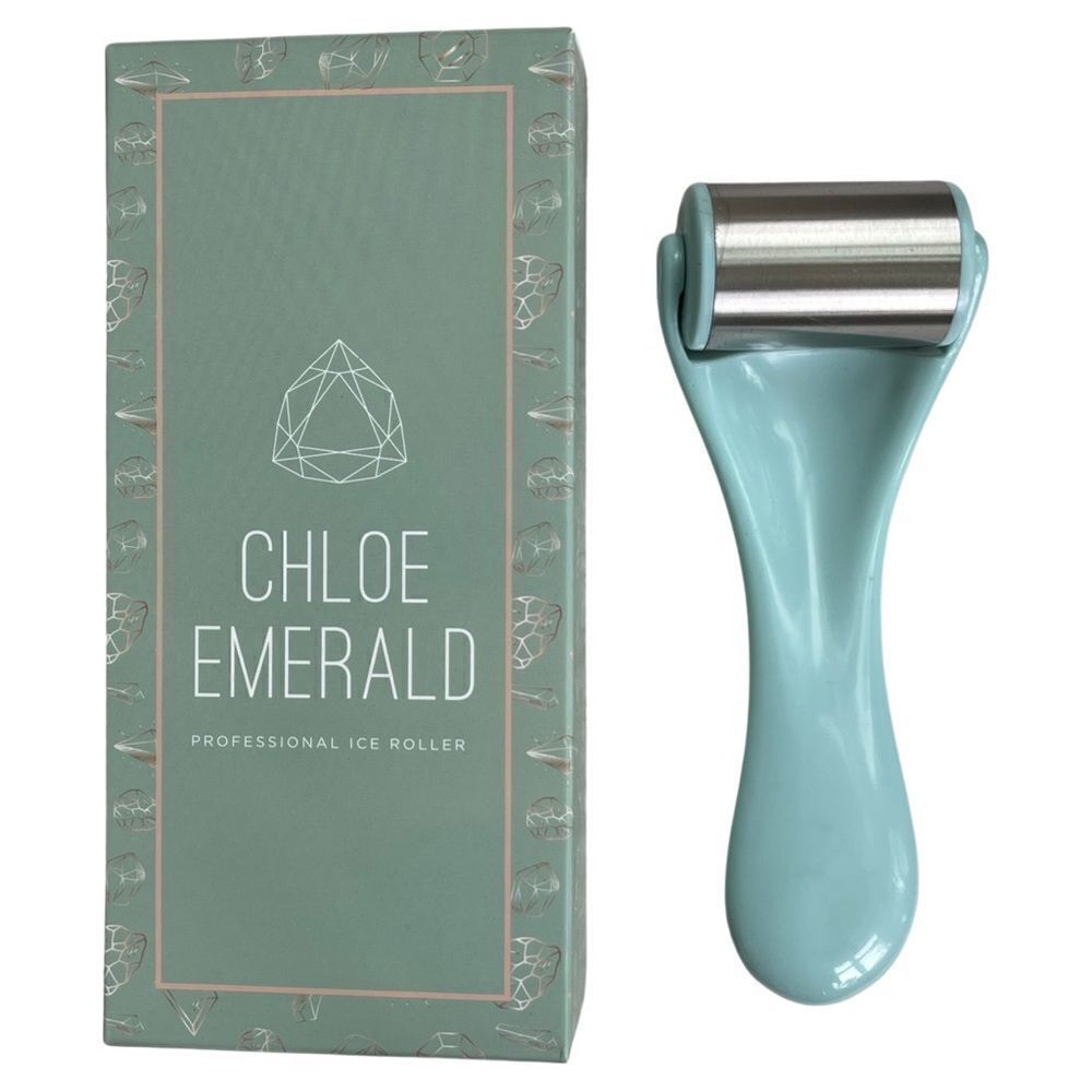 Chloe Emerald Cold Therapy Ice Roller for Face & Body • New In Box